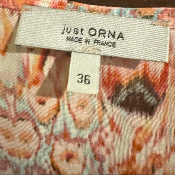 Just Orna Beach Cover-Up Tunic Size French 36 - Picture 8 of 9